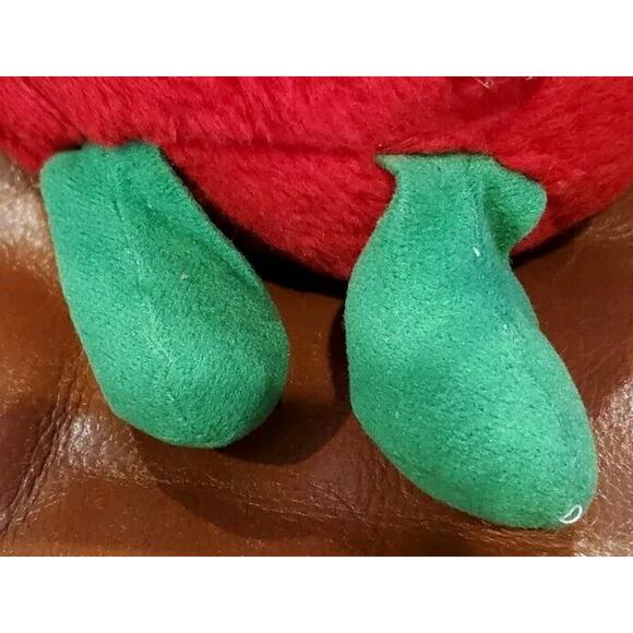 Vtg 1982 Del Monte Reddie Tomato 6 Inch Country Yumkin Stuffed Tomato Plush Toy - Picture 5 of 11
